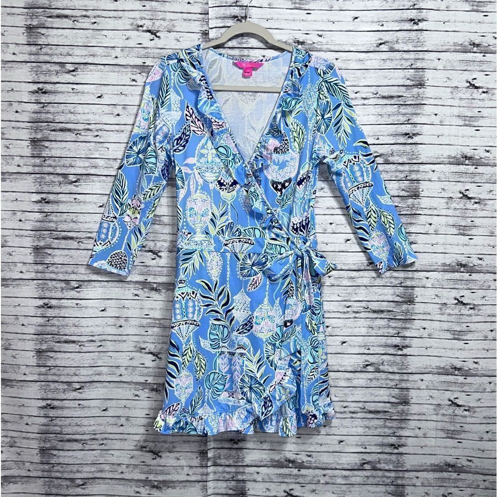Lilly Pulitzer Jessalynne Romper Lapis Lantern